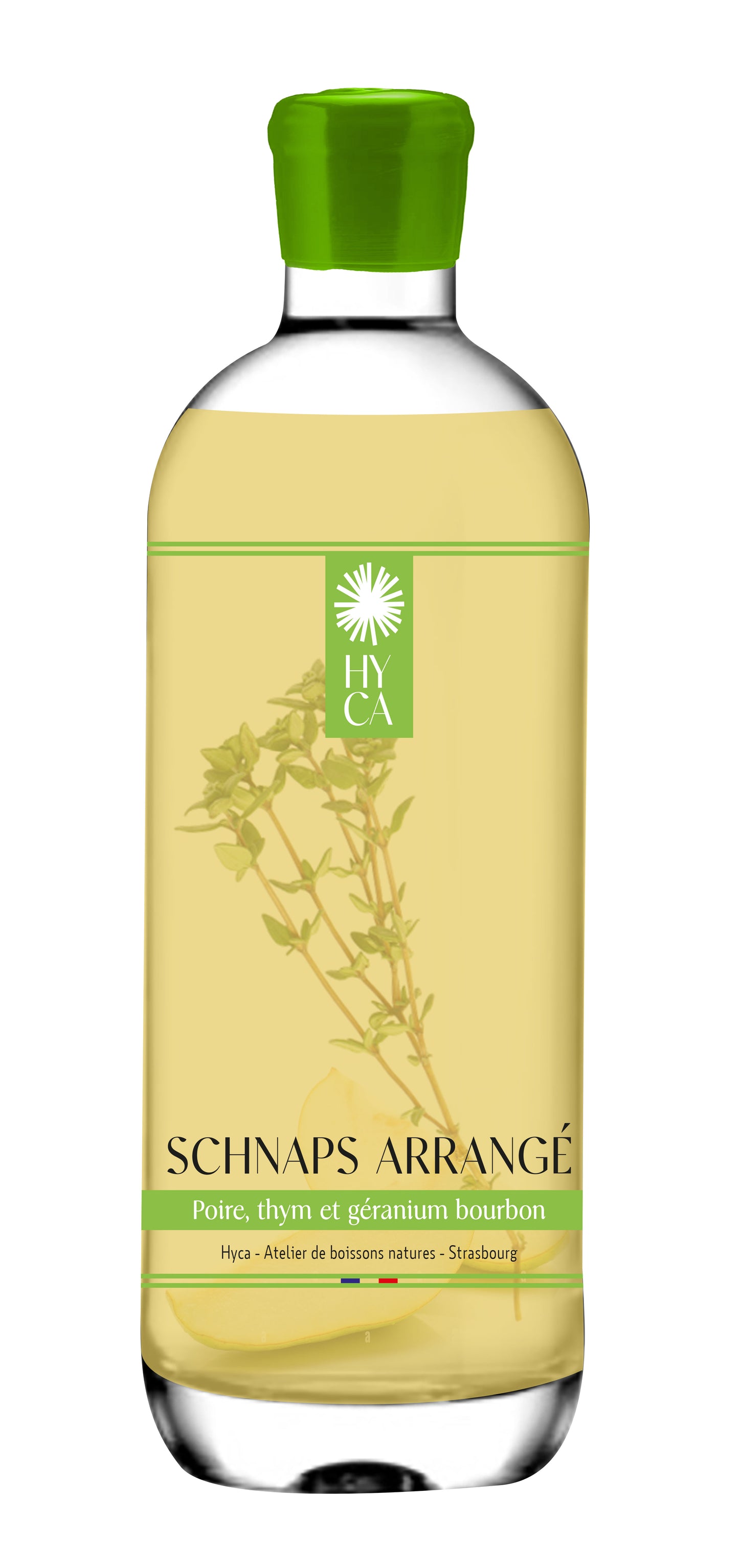 Schnaps arrangés Poire & Thym
