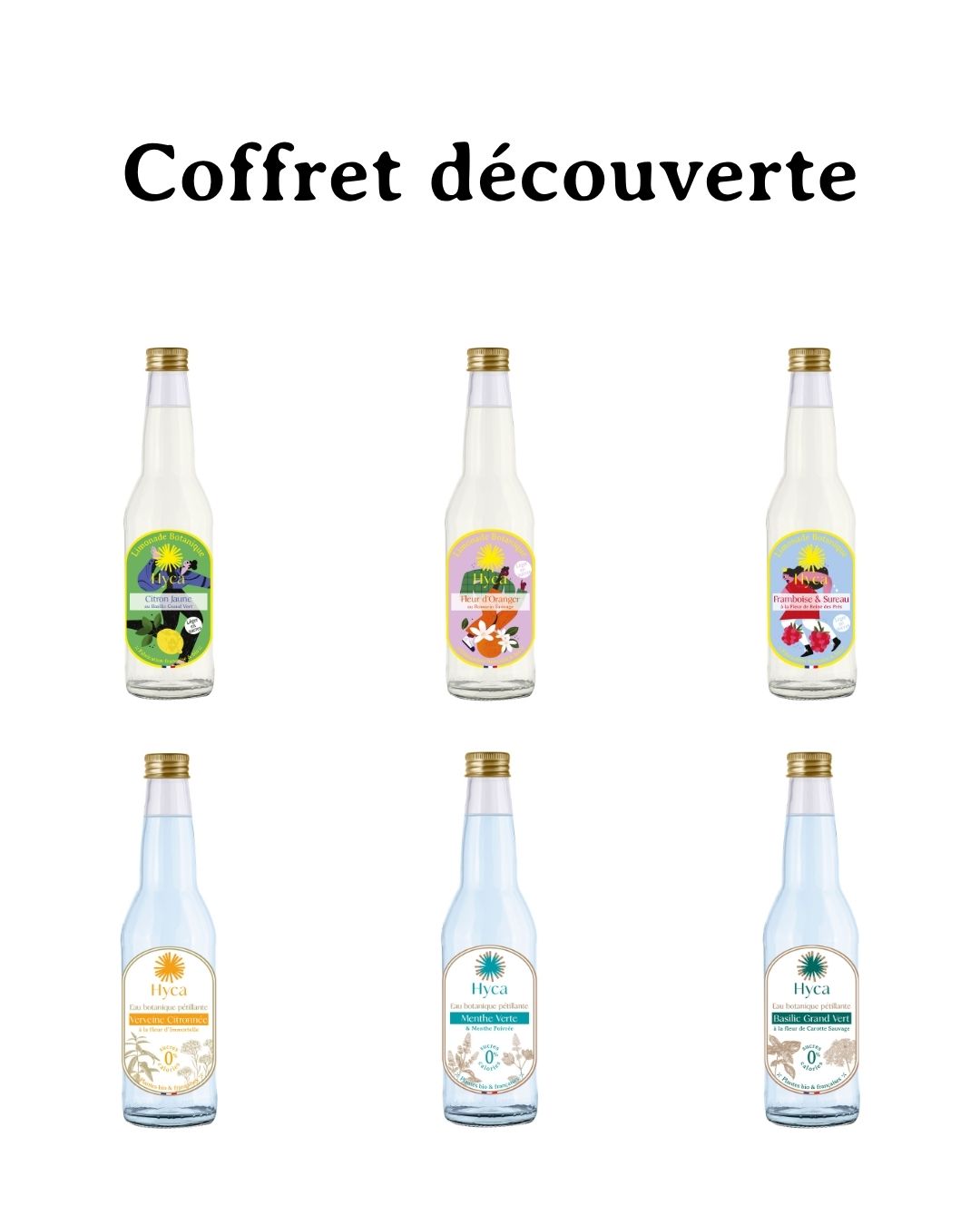 Coffret découverte Eaux et Limonades Botaniques - x6 bouteilles