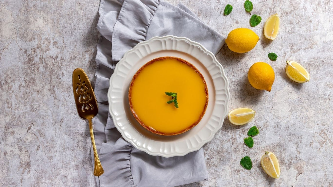 Tarte fine citron & verveine