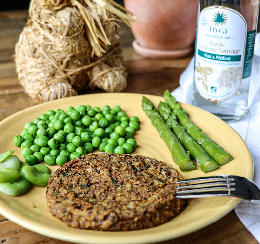 Galette végétale aux légumes et céréales