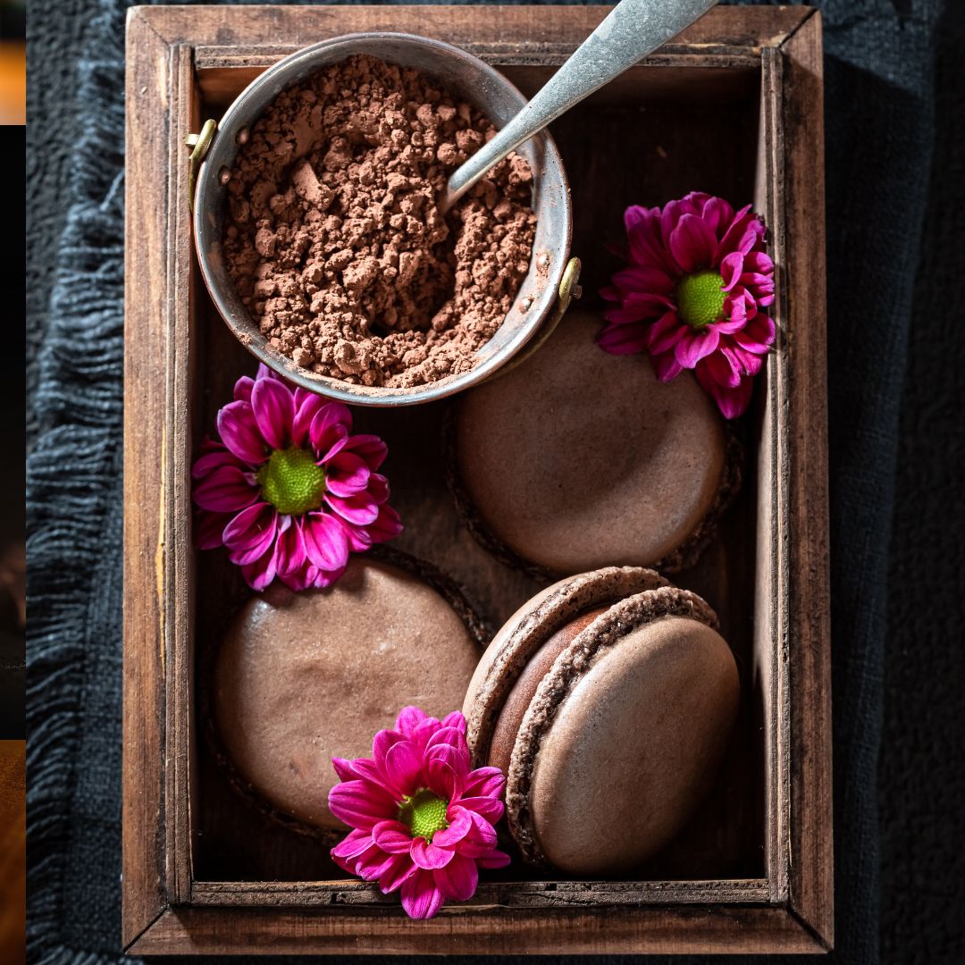 Macarons au chocolat