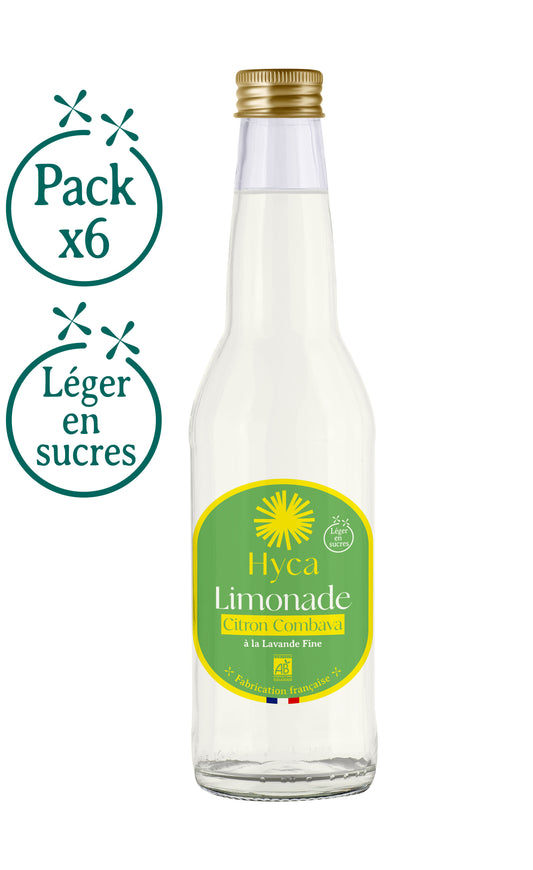 Limonade Botanique / Citron Combava à la Lavande - Pack x6 bouteilles