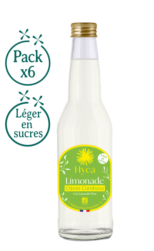 Limonade Botanique / Citron Combava à la Lavande - Pack x6 bouteilles