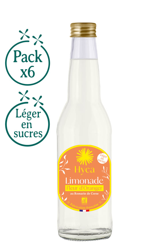 Limonade Botanique / Fleur d’Oranger au Romarin - Pack x6 bouteilles